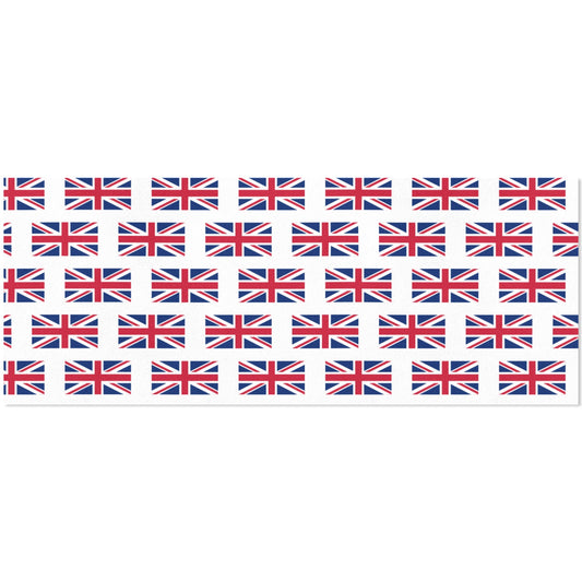 UK/Great Britain Flag Inspired Custom Gift Wrapping Paper 58"x 22.5" (4 Rolls)