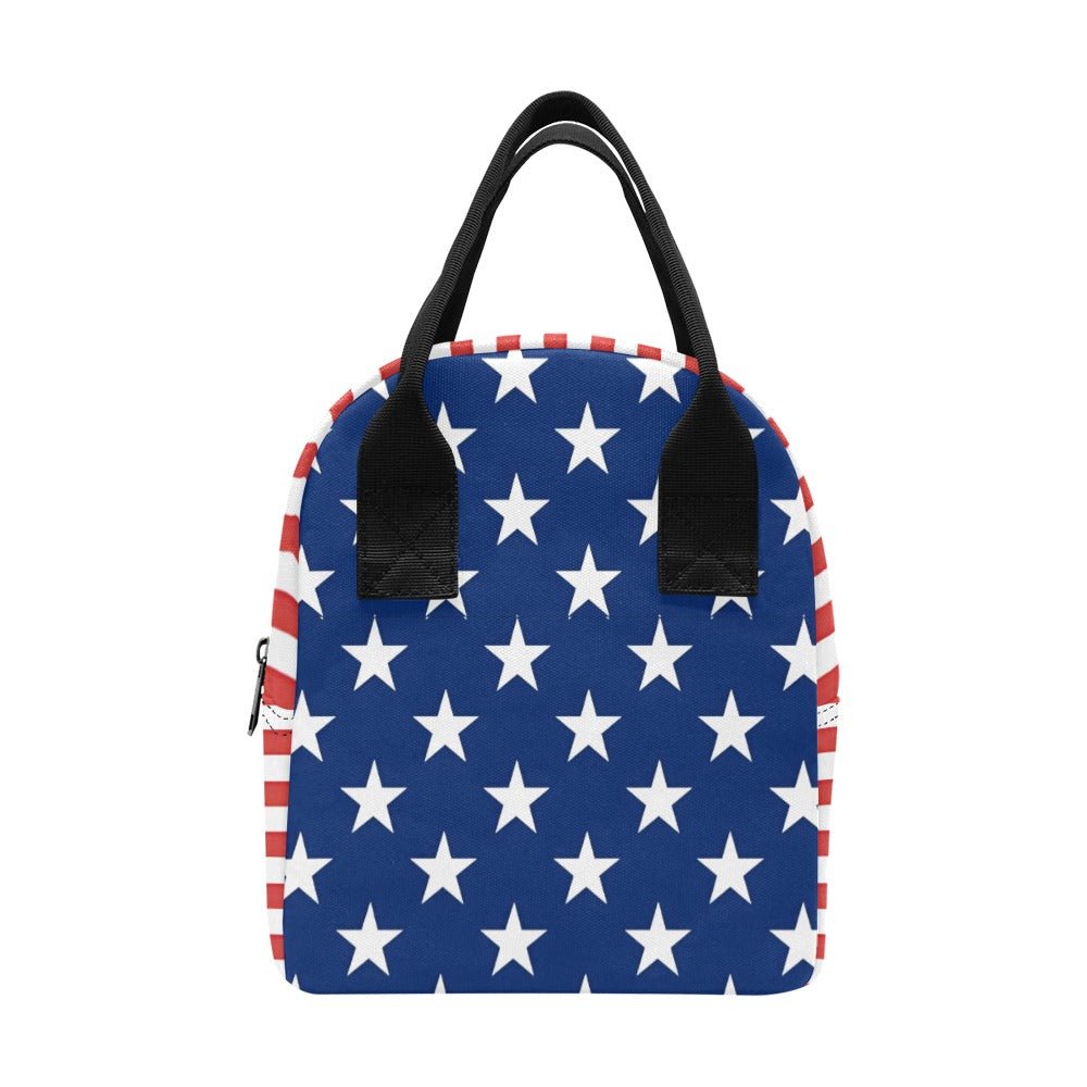USA/American Flag Inspired Insulated Lunch Bag