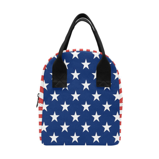 USA/American Flag Inspired Insulated Lunch Bag