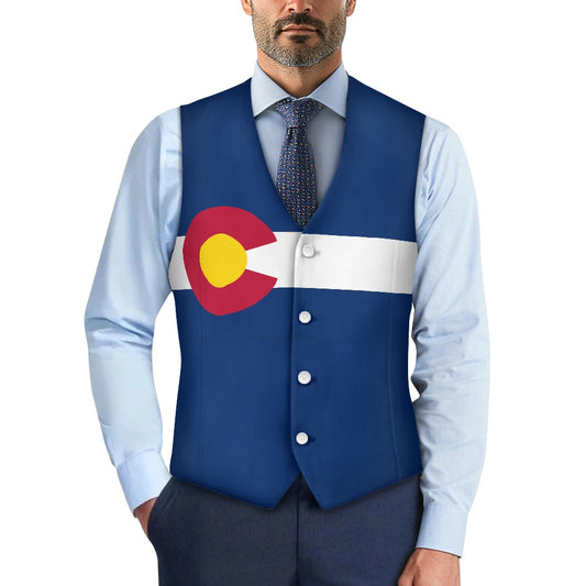 Colorado Flag Suit vest jacket