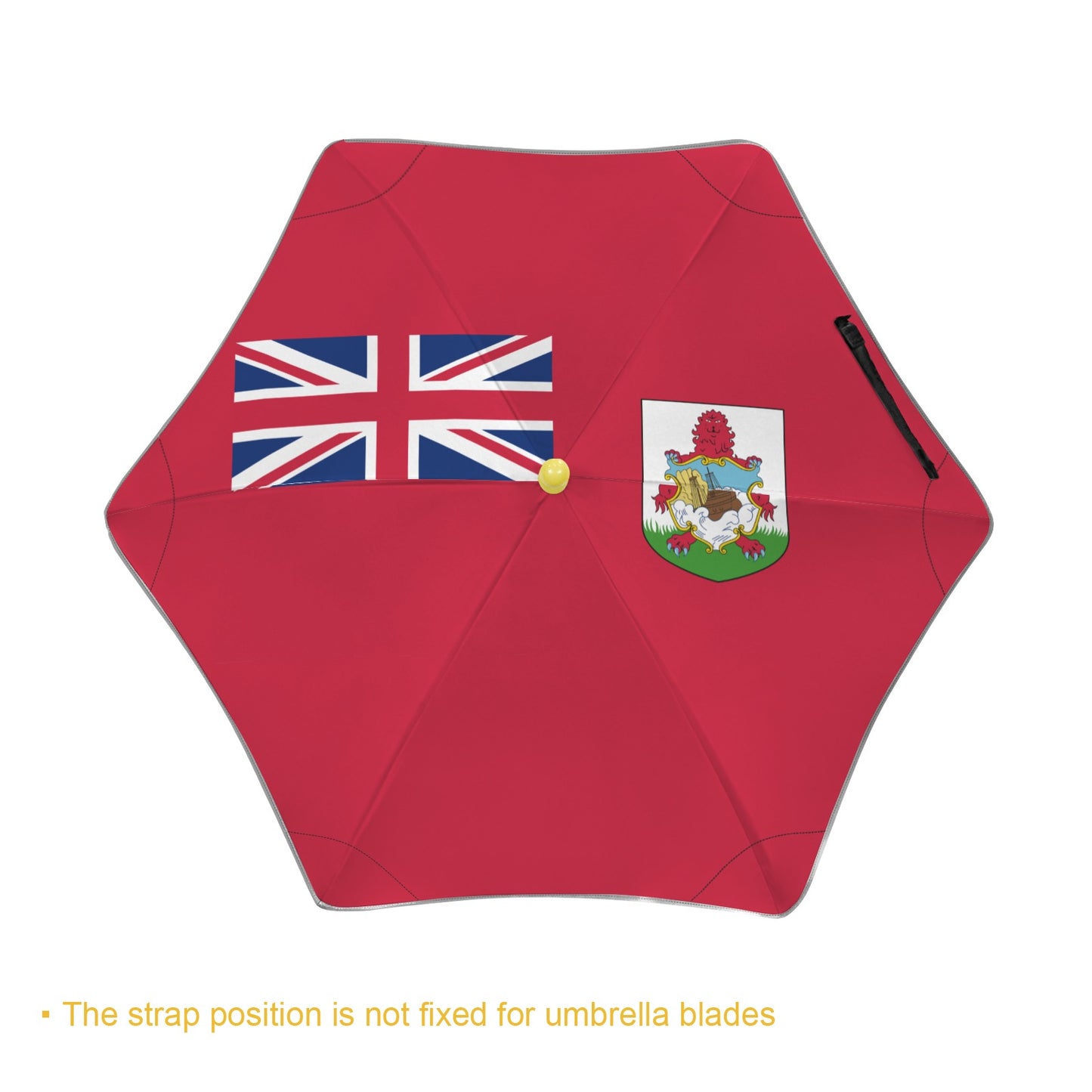Bermuda Flag Inspired Kids Safe Round Corner Umbrella