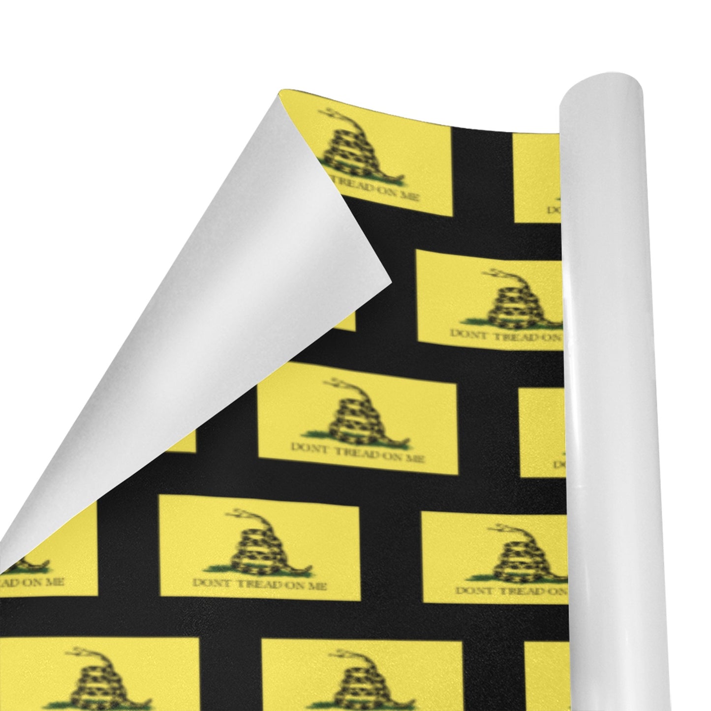 Gadsden Flag Inspired Custom Gift Wrapping Paper 58"x 22.5" (4 Rolls)