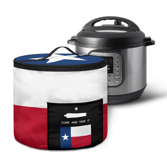 Texas & Come and Take It Flag Inspired Electric Pressure Cooker Insulation Bag
