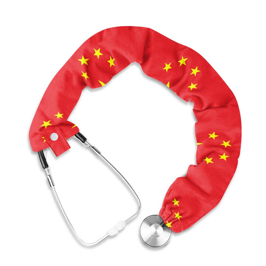 China Flag Inspired Stethoscope Protective Cover