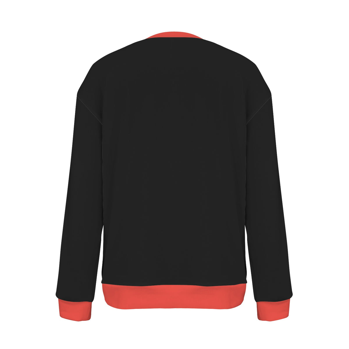 Thin Red Line Flag Inspired Women's Crew Neck Sweater Printed in the USA