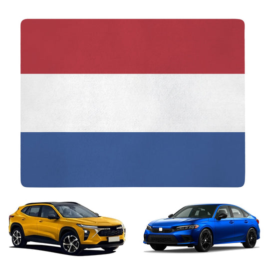 Netherlands Flag Inspired Car Trunk Mat 100 × 75 cm / 39.4 × 30 in Printed in the USA