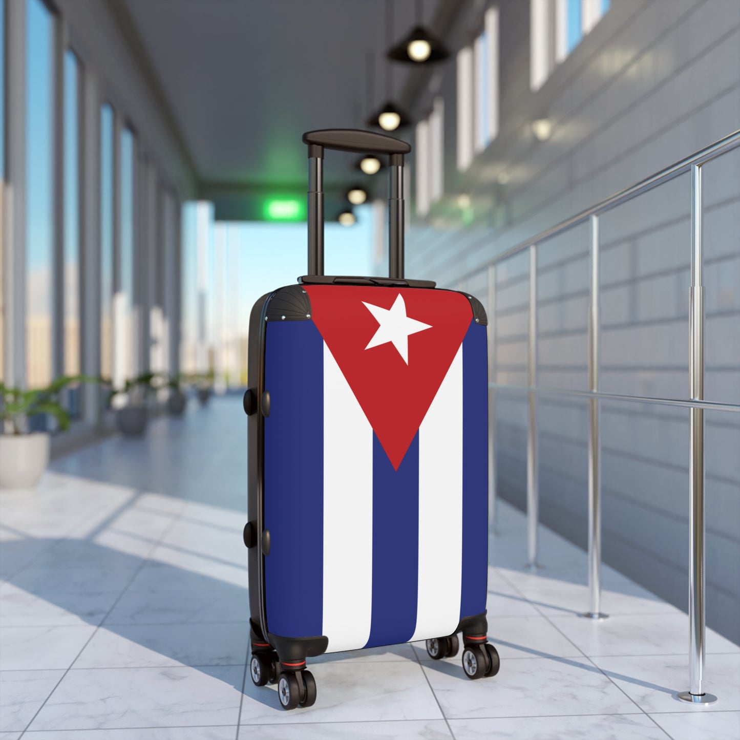 Cuba Flag Inspired Suitcase