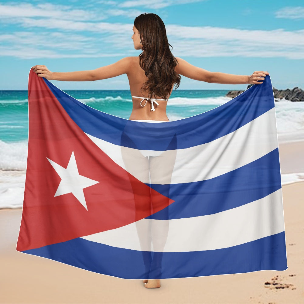 Cuba Flag Inspired Bikini Cover-Up
