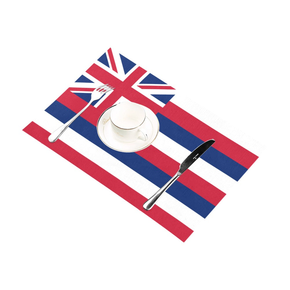 Hawaii Flag Placemats 12" x 18" (Set of 6)