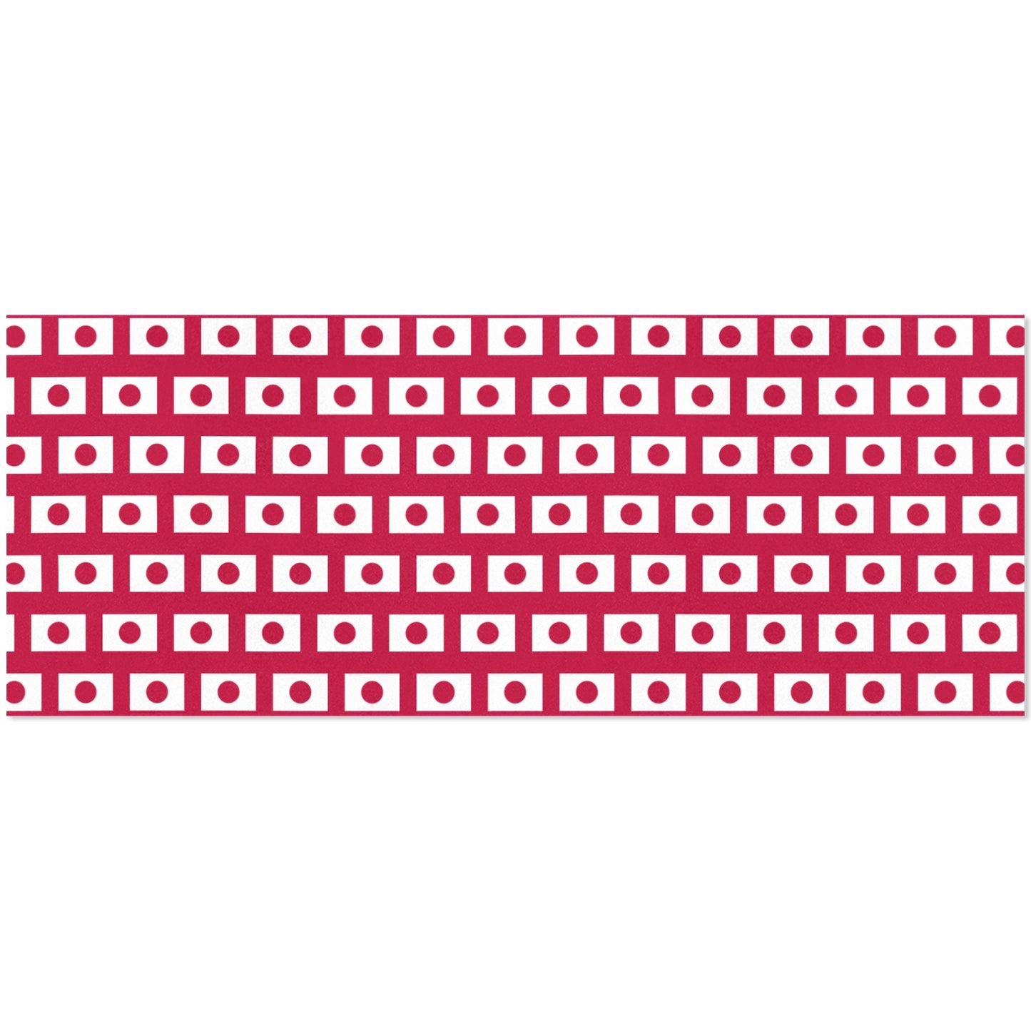 Japan Flag Custom Gift Wrapping Paper 58"x 22.5" (4 Rolls)