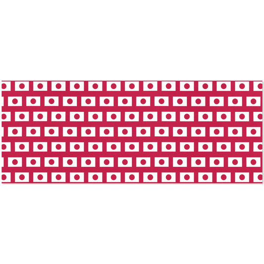 Japan Flag Custom Gift Wrapping Paper 58"x 22.5" (4 Rolls)