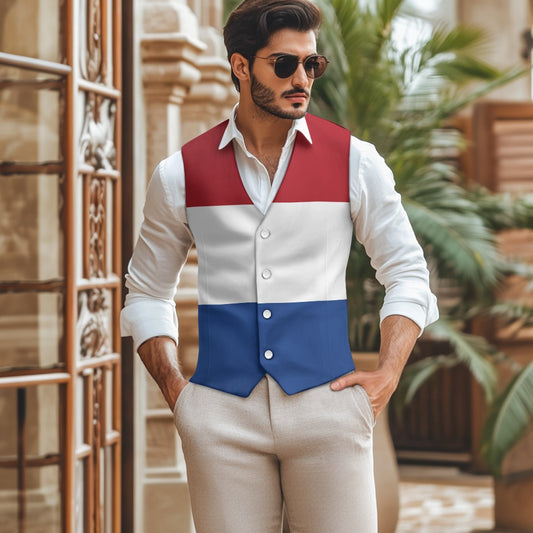 Netherlands Flag Suit vest jacket