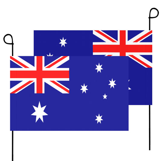 Two Australian flags from Luv My Flag brand displayed.