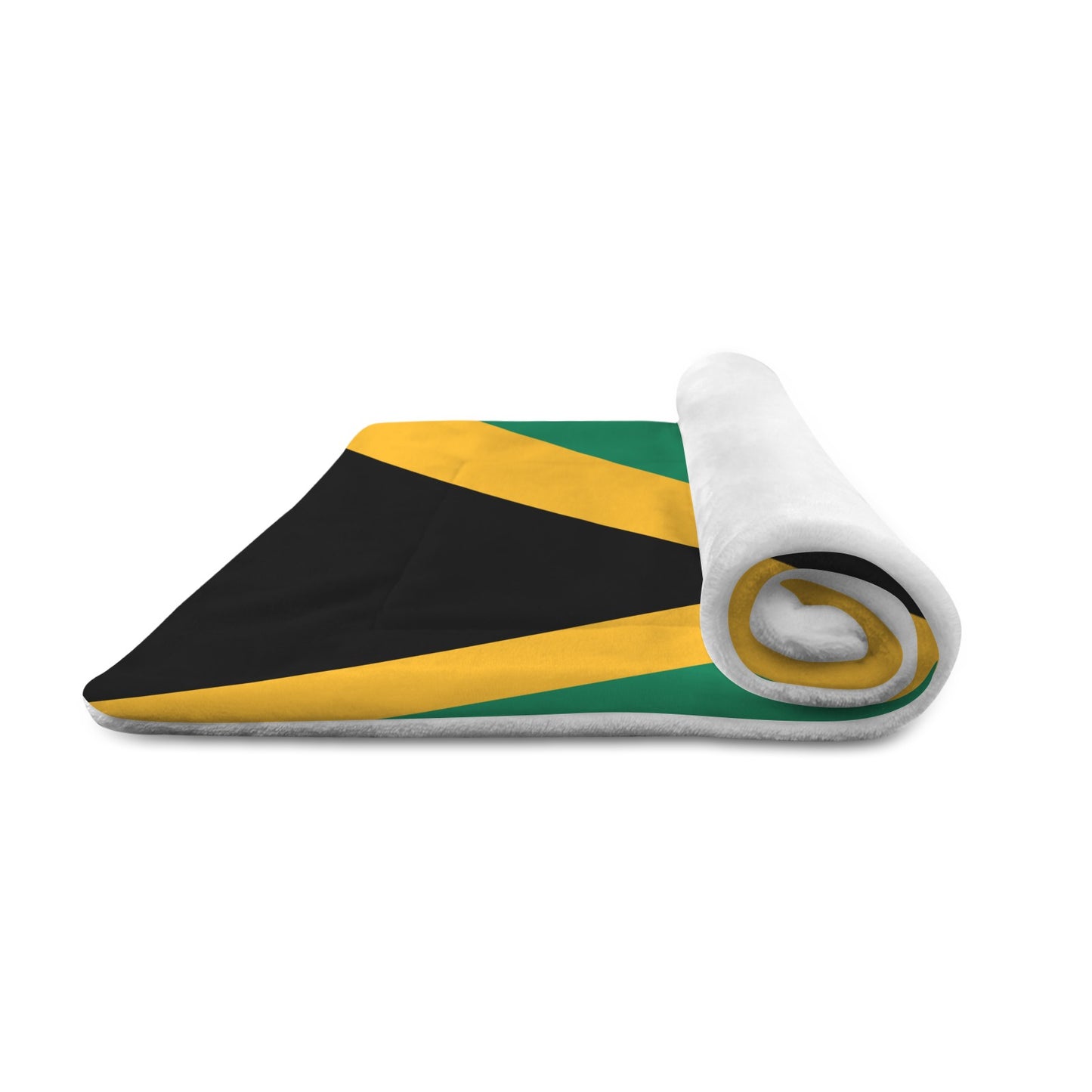 Jamaica Flag Inspired Pet Mat 25x18inch (Made in the USA)