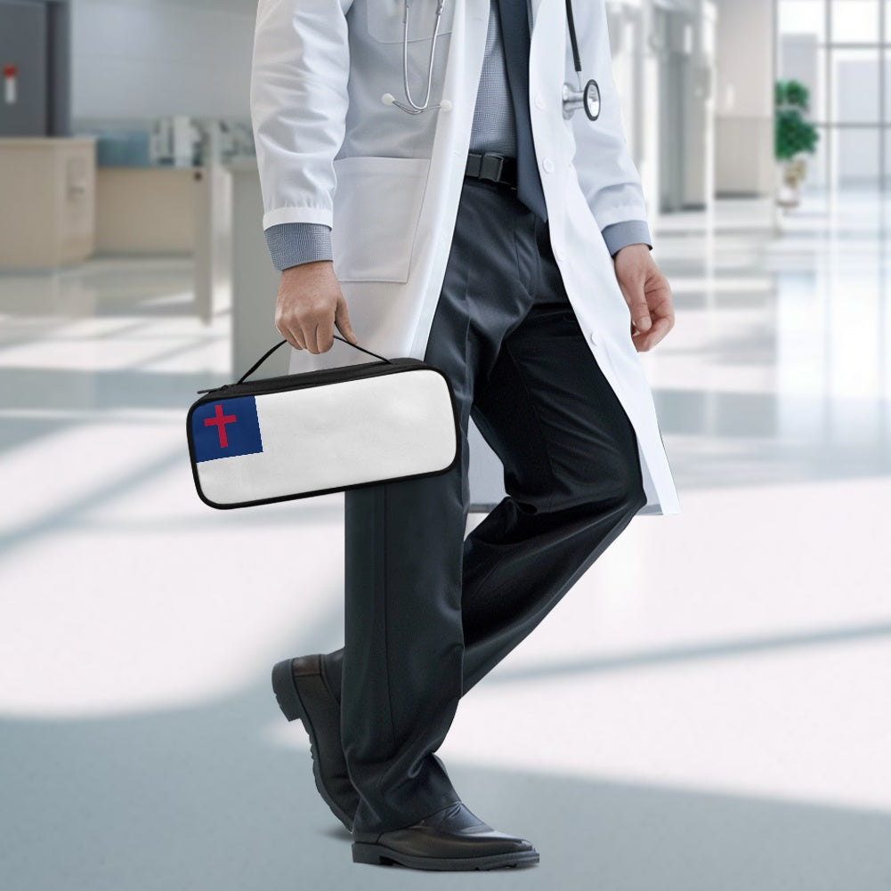 Christian Flag Inspired Stethoscope Storage Bag