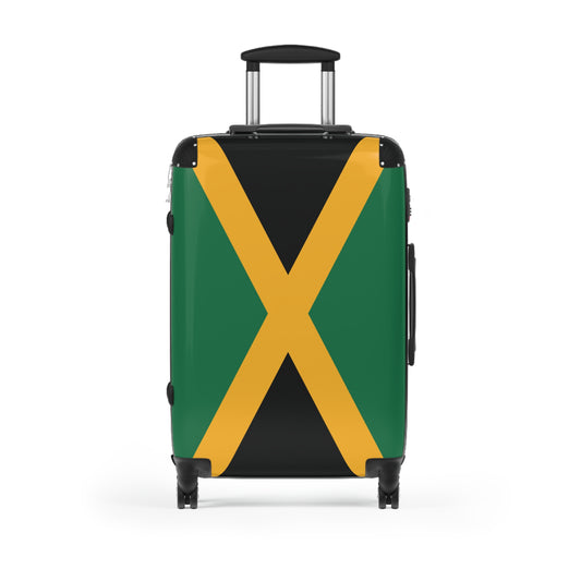 Jamaica Flag Inspired Suitcase