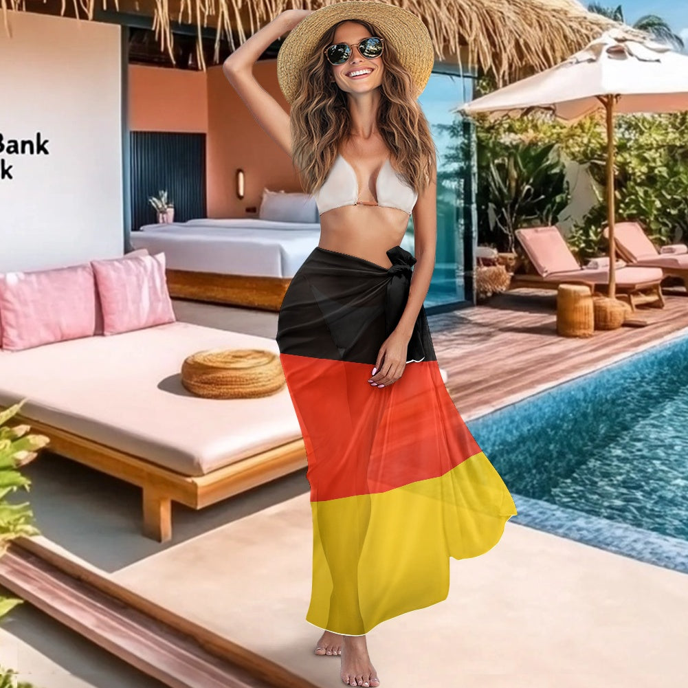 Germany Flag Inspired Bikini Cover-Up