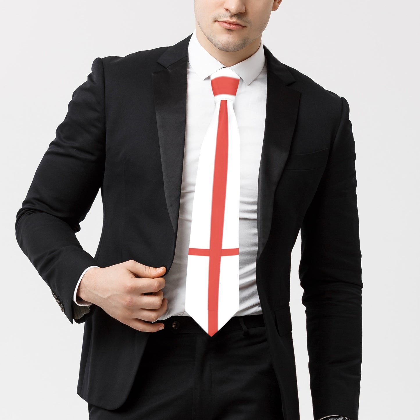 England Flag Inspired Classic Necktie (Two Sides)