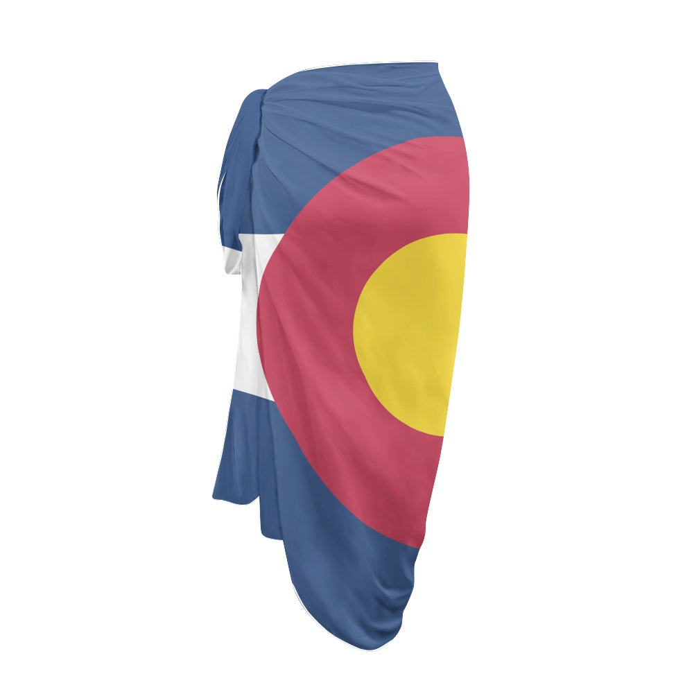 Colorado Flag Inspired Bikini Cover-Up