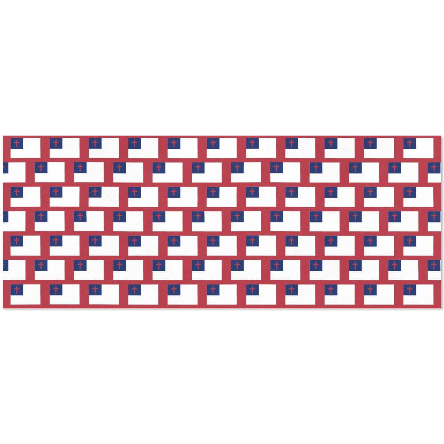 Christian Flag Custom Gift Wrapping Paper 58"x 22.5" (4 Rolls)