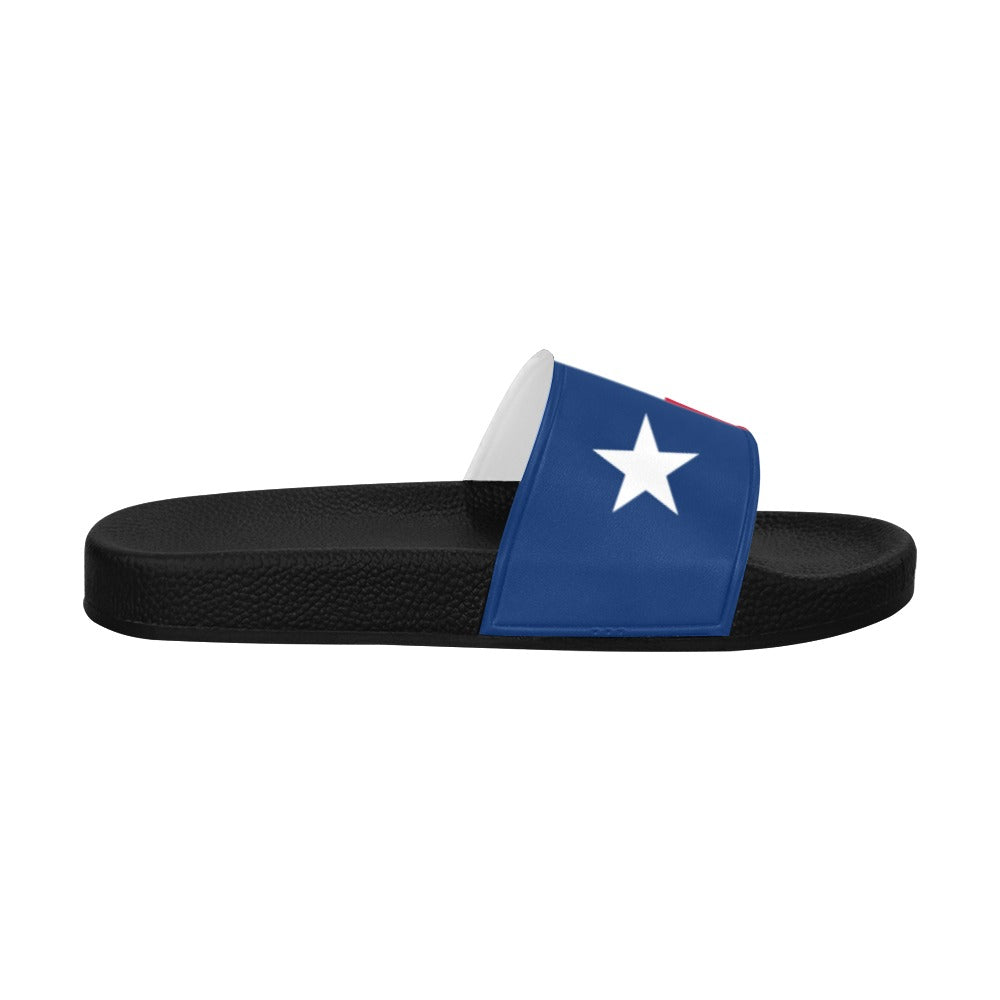 Texas Flag Inspired Women's Slide Sandals