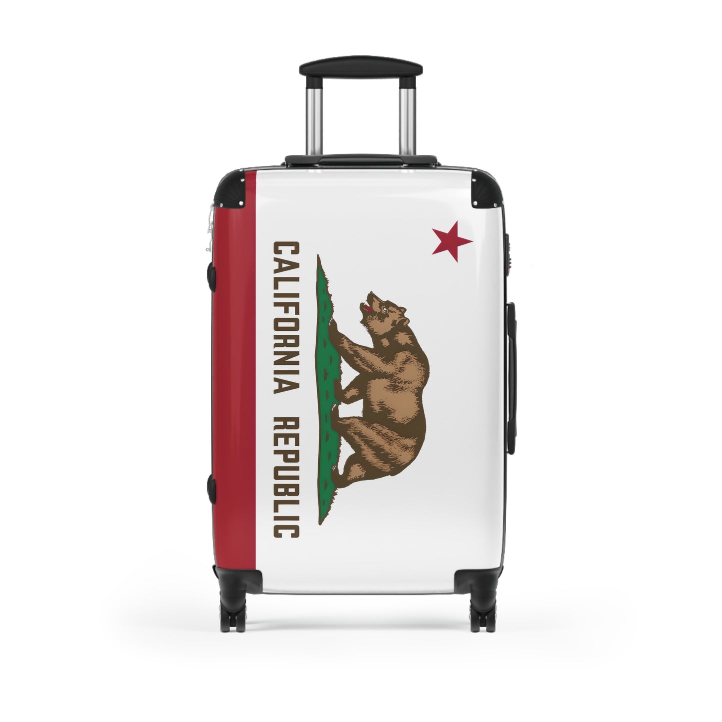 California Flag Inspired Suitcase