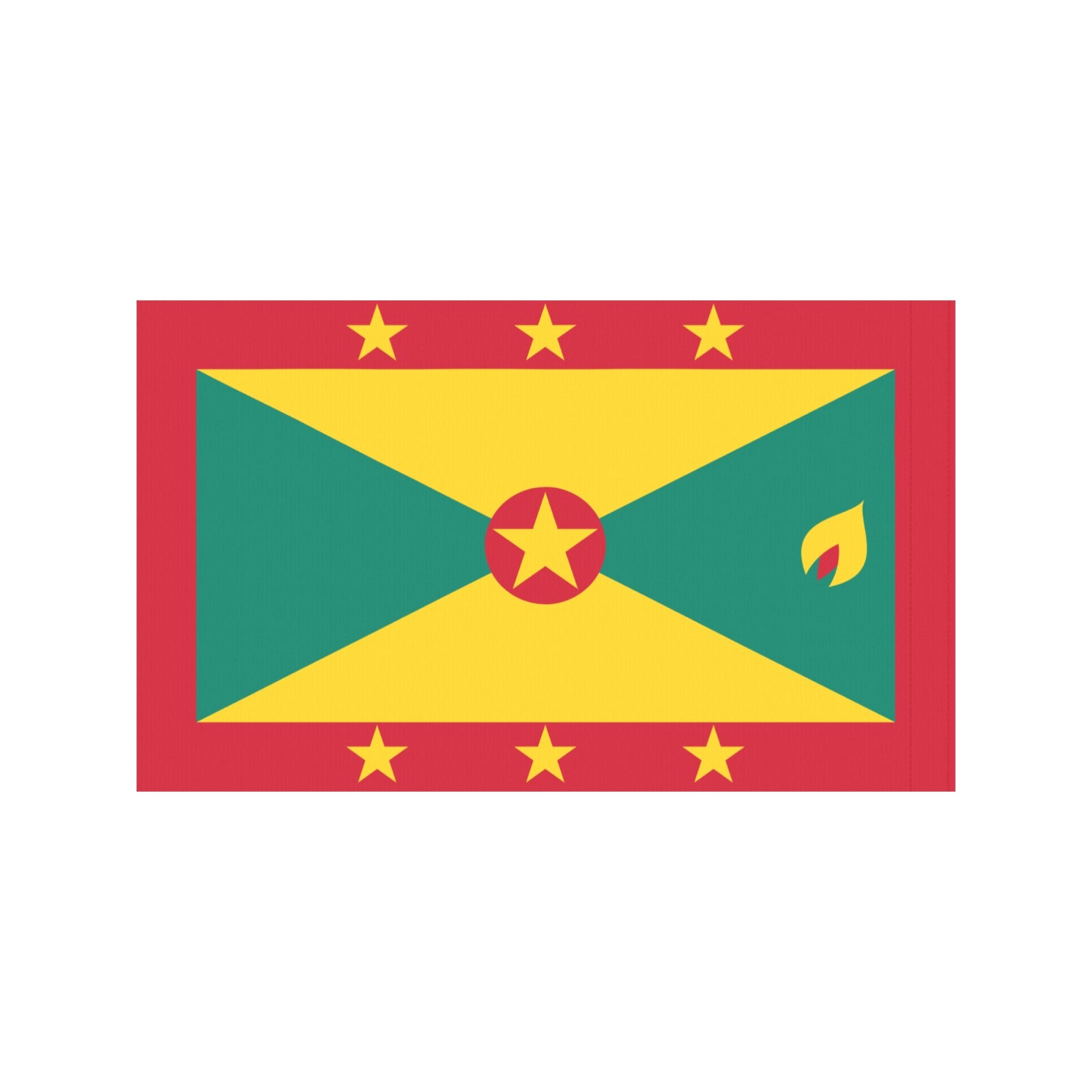 Grenada flag design by Luv My Flag, featuring stars.