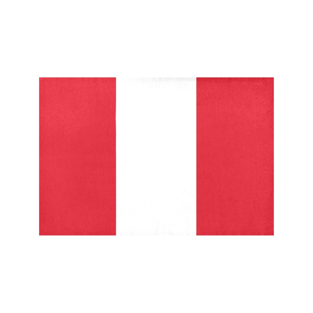 Peru Flag Placemats 12" x 18" (Set of 6)