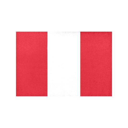 Peru Flag Placemats 12" x 18" (Set of 6)