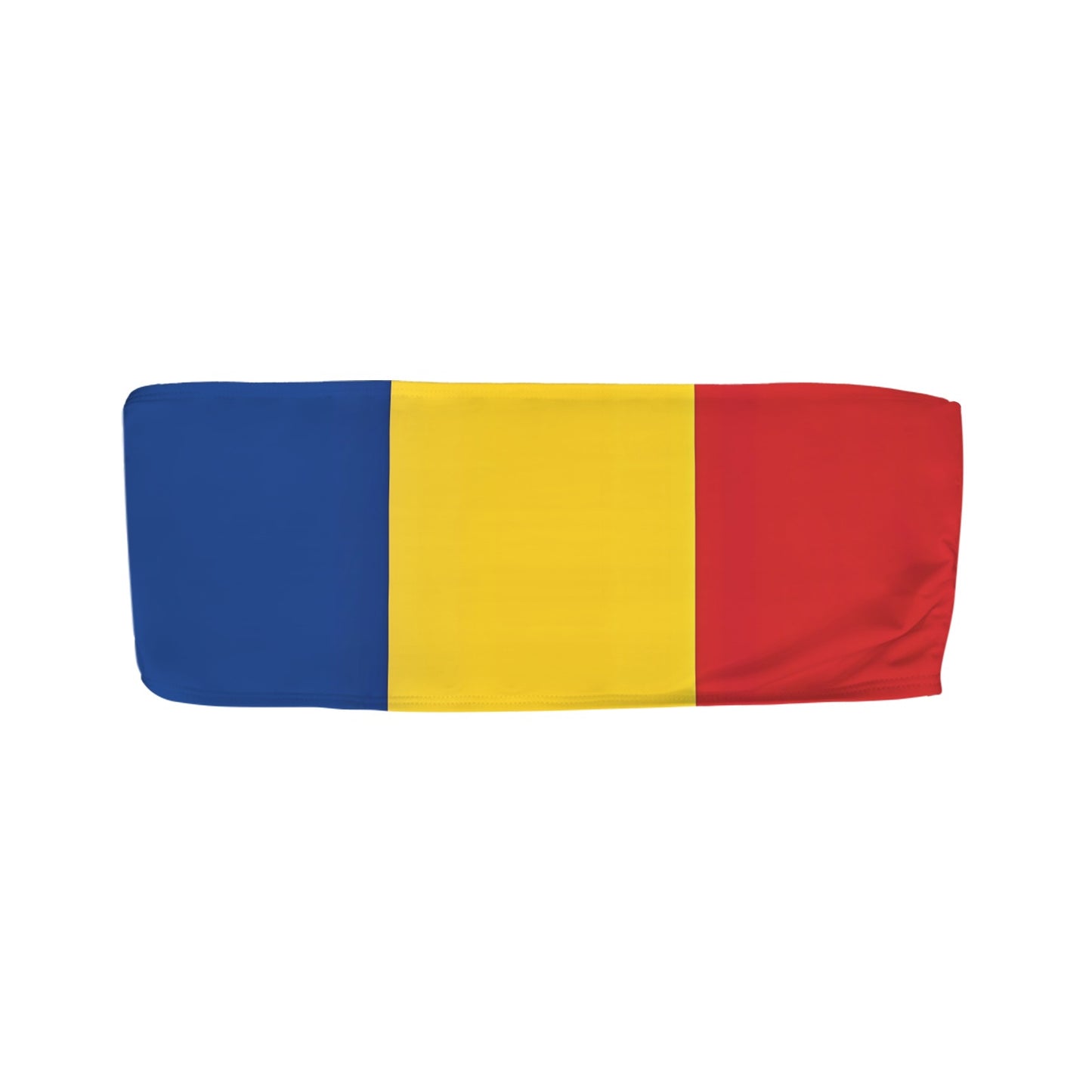 Romania Flag Inspired Bandeau Tube Bikini Top