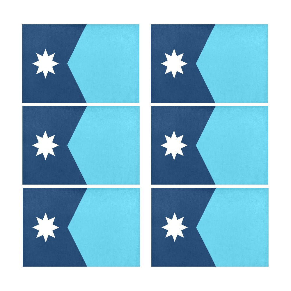 Minnesota Flag Placemats 12" x 18" (Set of 6)