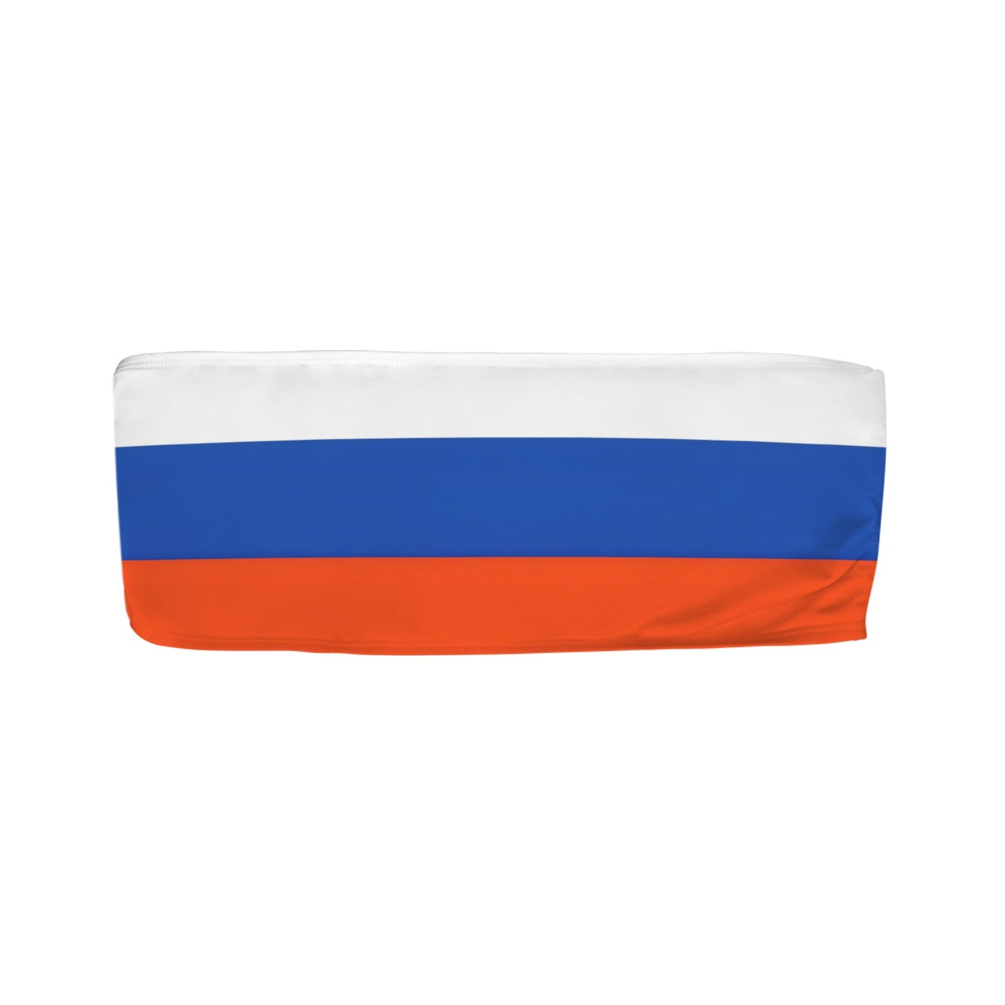 Russia Flag Inspired Bandeau Tube Bikini Top