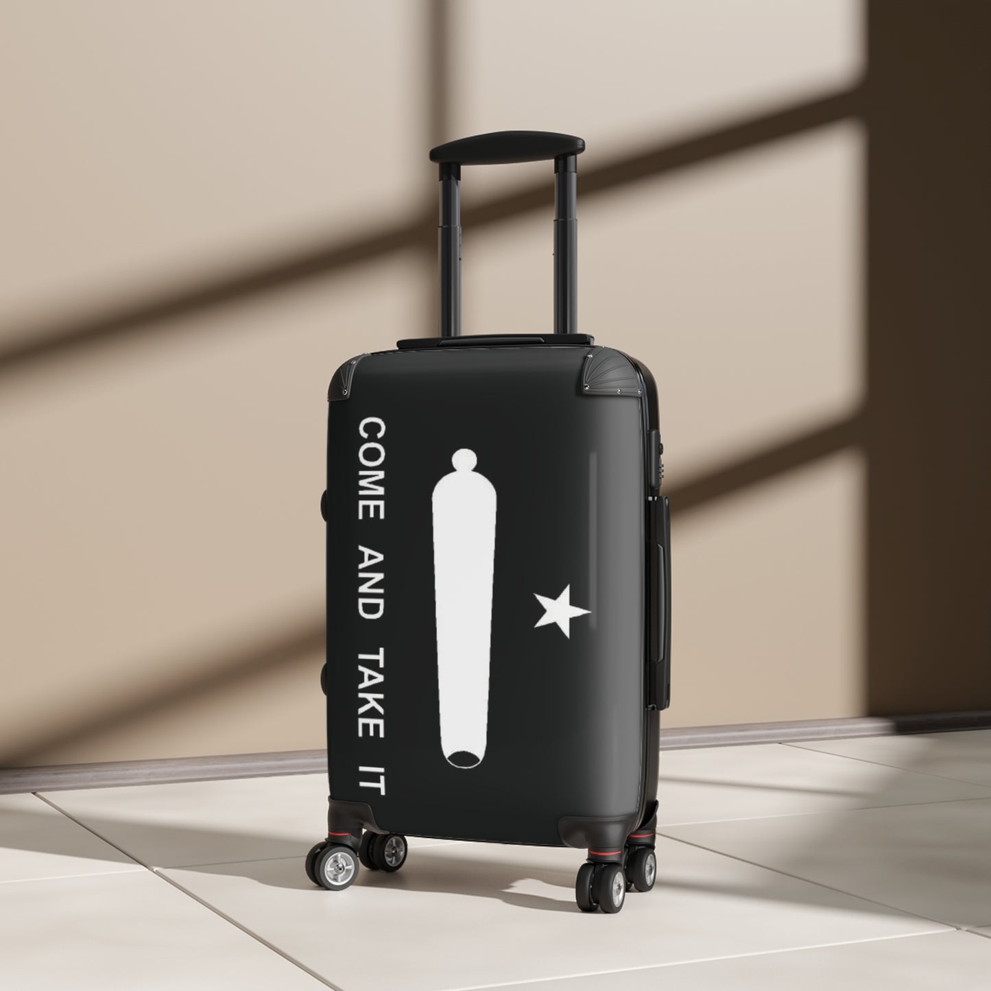 Come and Take It Flag Inspired Suitcase