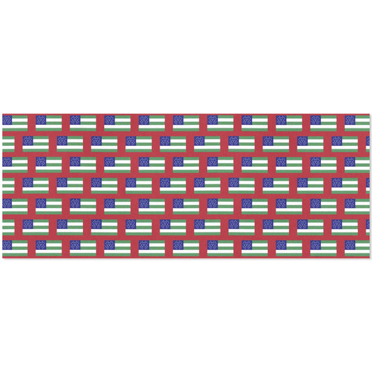 NYPD Flag Custom Gift Wrapping Paper 58"x 22.5" (4 Rolls)
