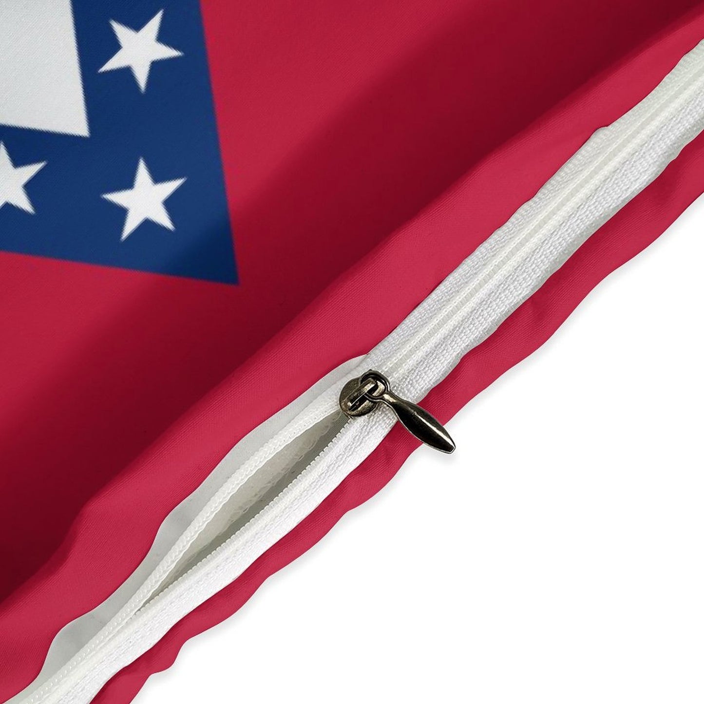 Arkansas Flag Inspired 3-Piece Bedding Set (1 Duvet Cover + 2 Pillow Shams) – 102"×90"