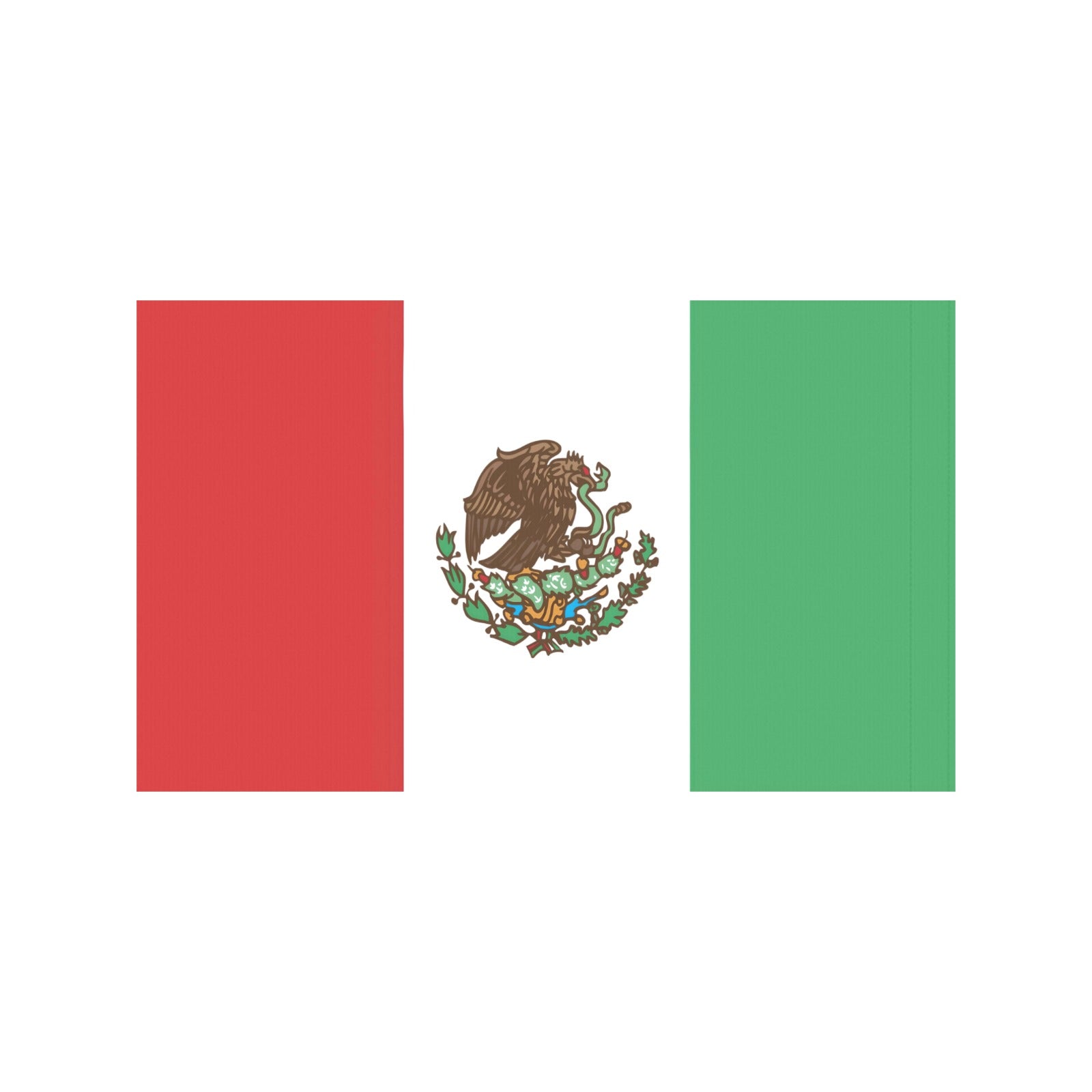 Luv My Flag Mexican flag with eagle and snake emblem.