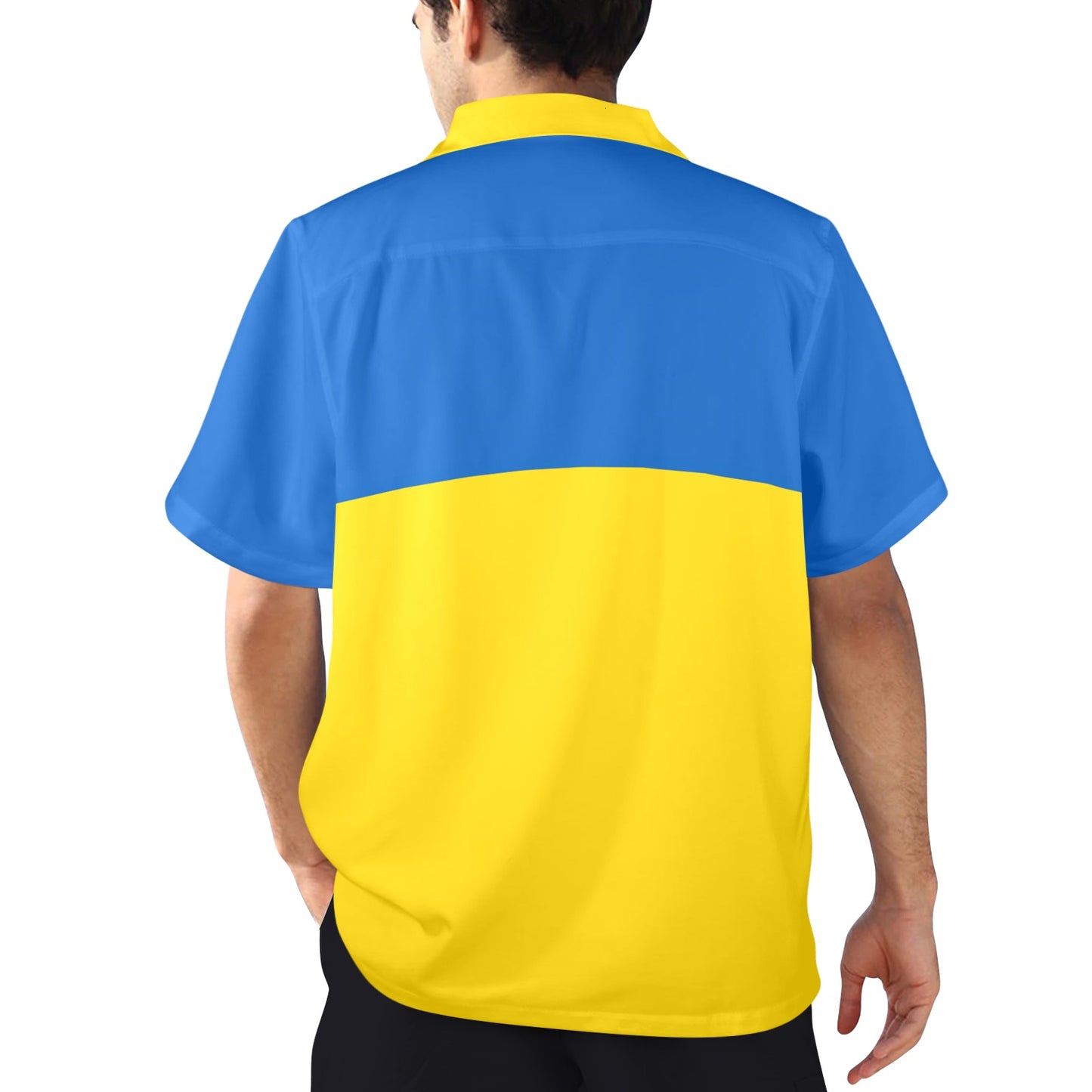 Ukraine Flag Hawaiian Shirt (Made in USA)