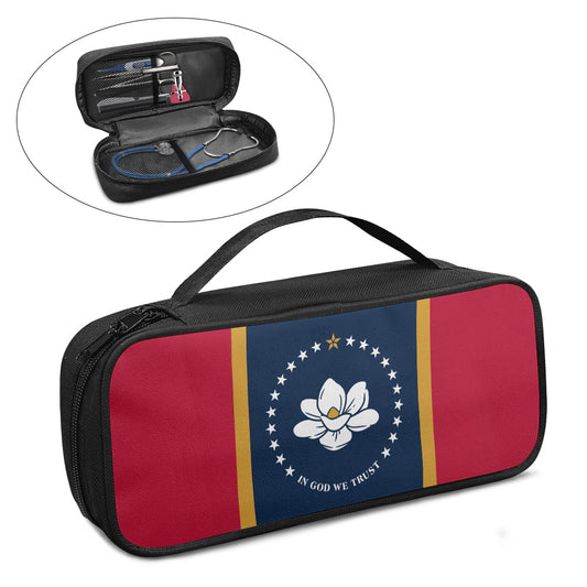 Mississippi Flag Inspired Stethoscope Storage Bag