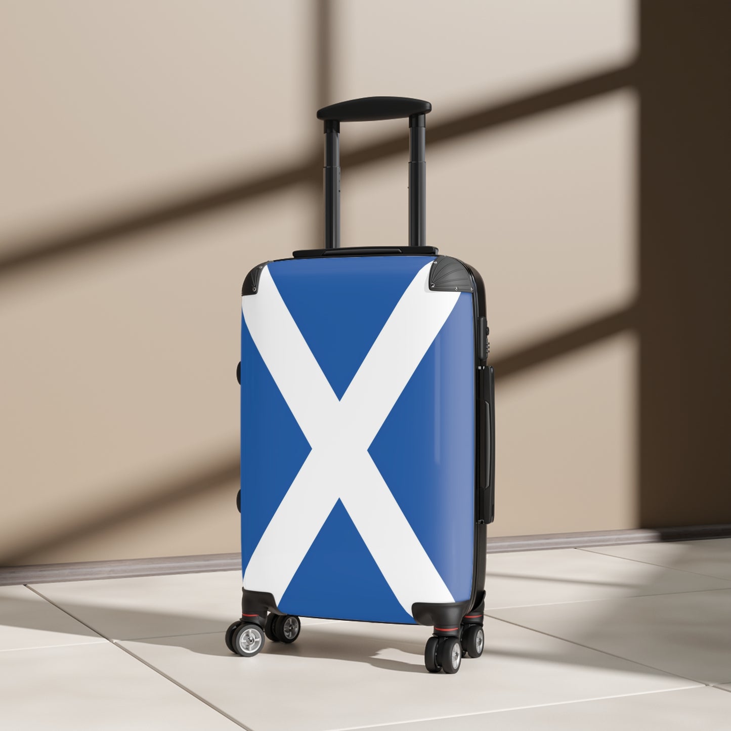 Scotland Flag Inspired Suitcase