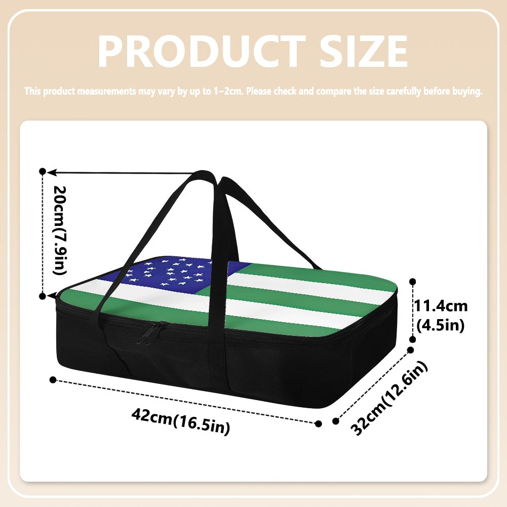 NYPD Flag Inspired Insulated Casserole Carrier – Durable Hot & Cold Food Bag