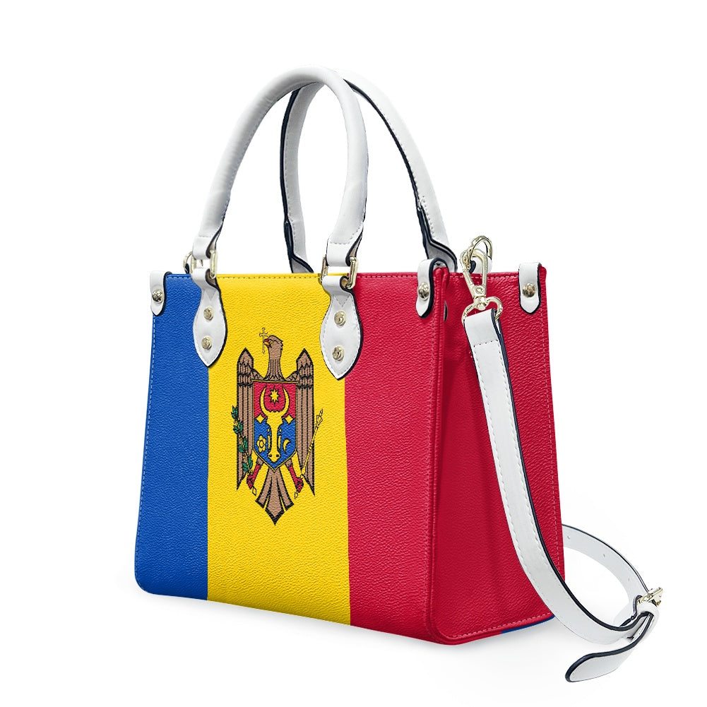 Moldova Flag Bag With Bravado – PU Leather Purse for Daily Stride - Luv My Flag