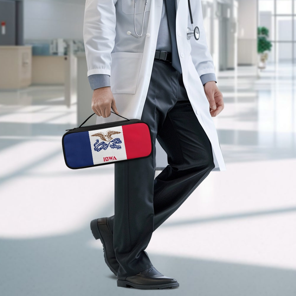 Iowa Flag Inspired Stethoscope Storage Bag