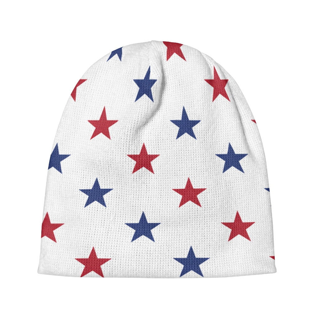 USA/American Flag Inspired Red and Blue Stars Kids' Beanie