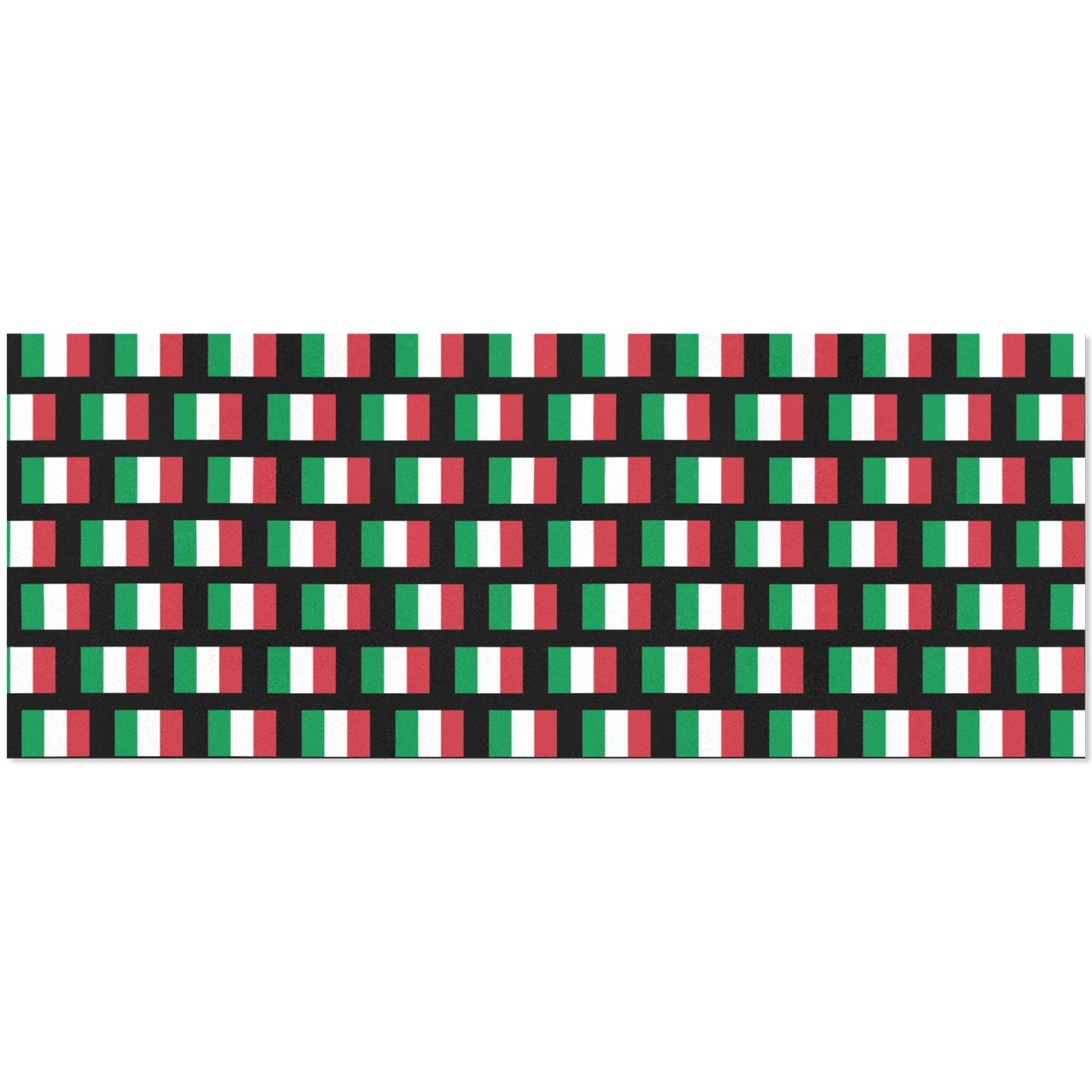 Italy Flag Inspired Custom Gift Wrapping Paper 58"x 22.5" (4 Rolls)