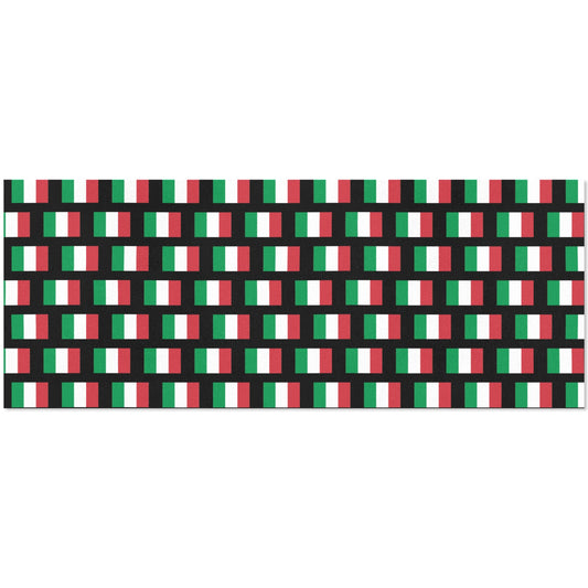 Italy Flag Inspired Custom Gift Wrapping Paper 58"x 22.5" (4 Rolls)