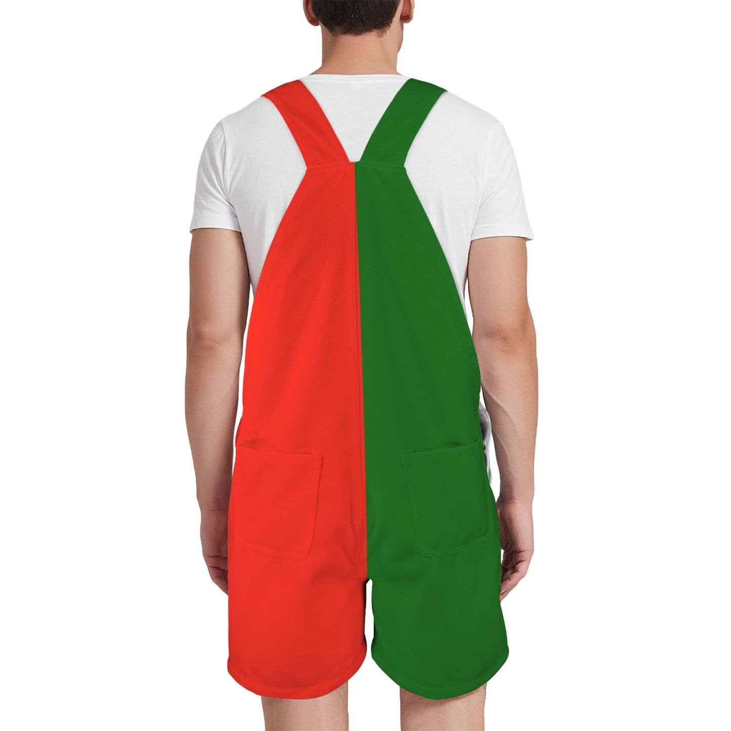Portugal Flag Inspired Unisex Suspender Jumpsuit
