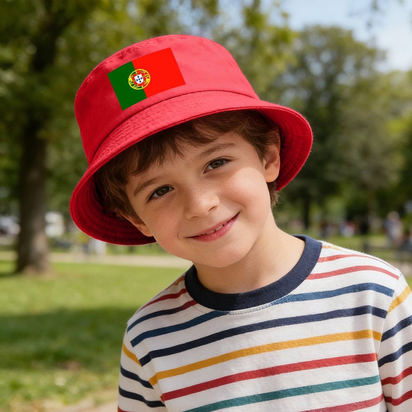 Portugal Flag Inspired Kids’ Bucket Hat | Ships from USA