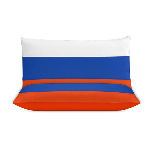 Russia Flag Inspired 3-Piece Bedding Set (1 Duvet Cover + 2 Pillow Shams) – 102"×90"