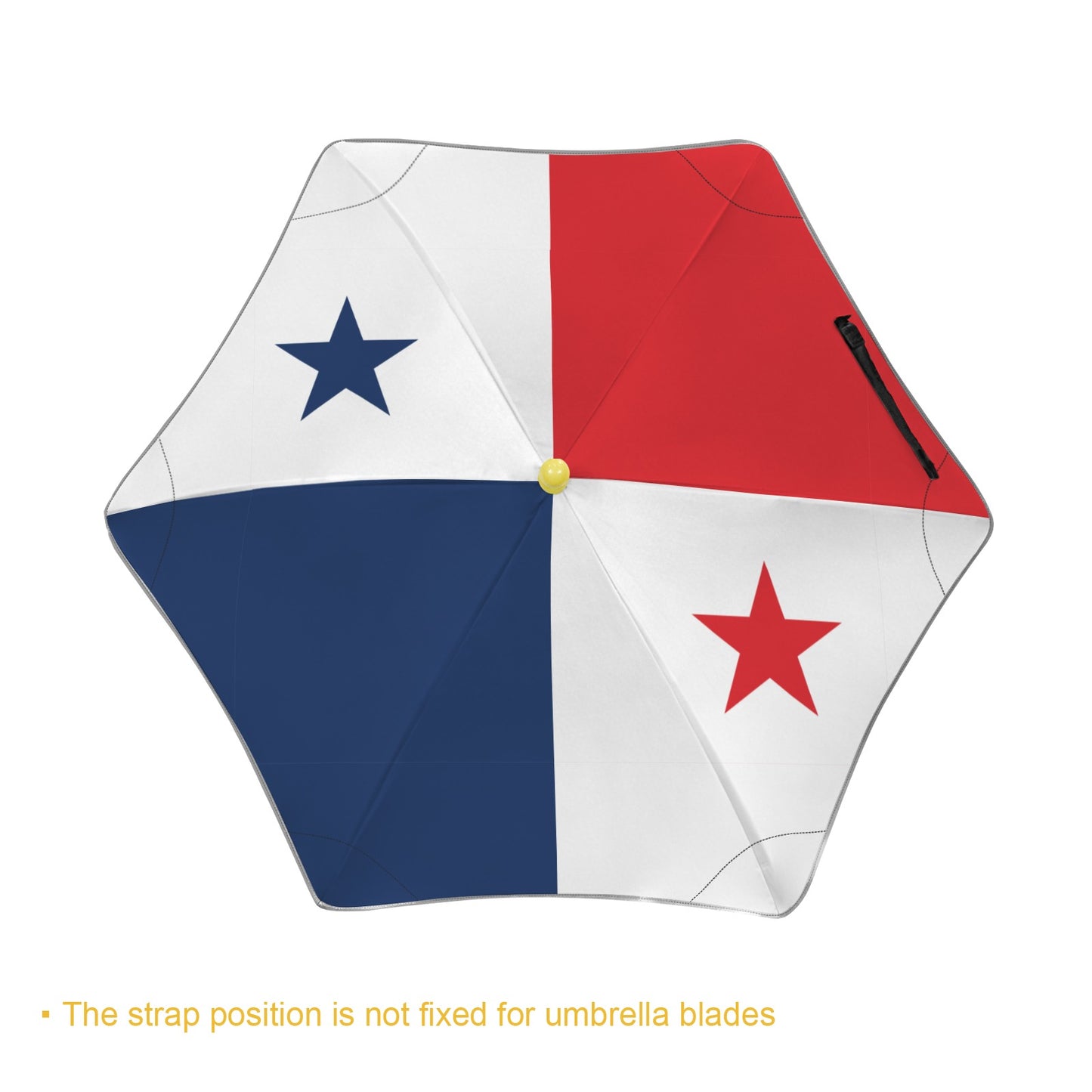 Panama Flag Inspired Kids Safe Round Corner Umbrella