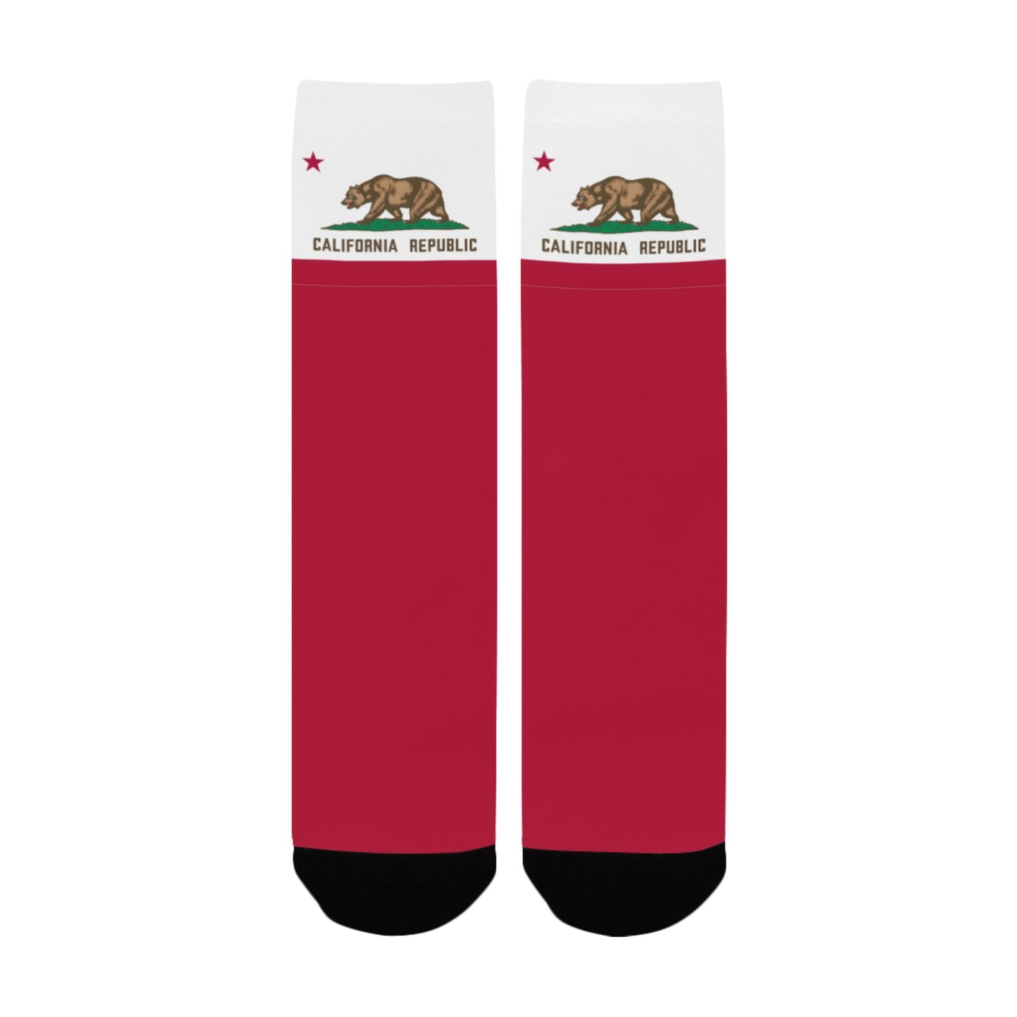 California Flag Inspired Women's Custom  Socks | Ships from USA
